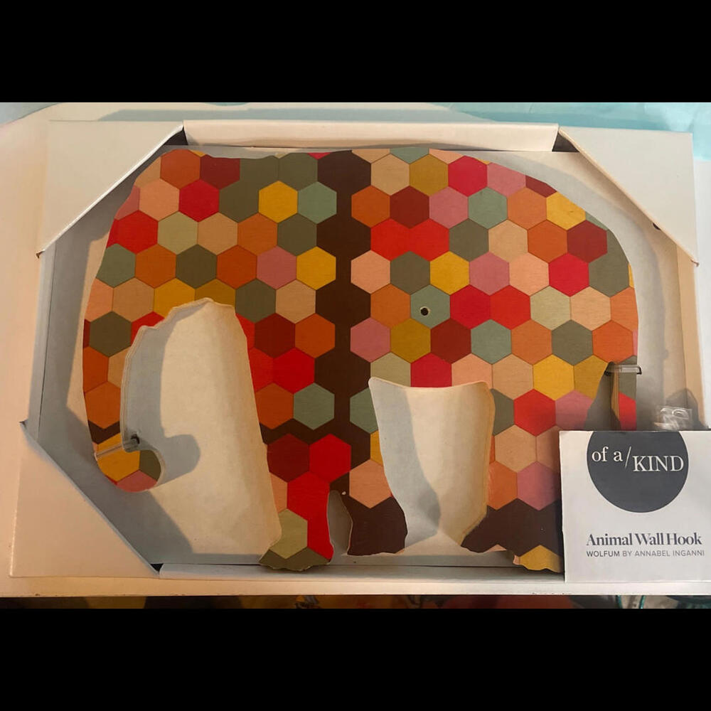 Elephant Wooden Wall Hook By Of A Kind Mosaic  Decor  Using Baltic Birch